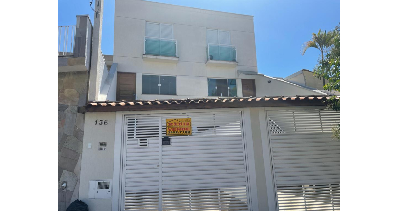 Sobrado novo à venda no Jardim Santo Elias na Rua Severino Chagas da Silva