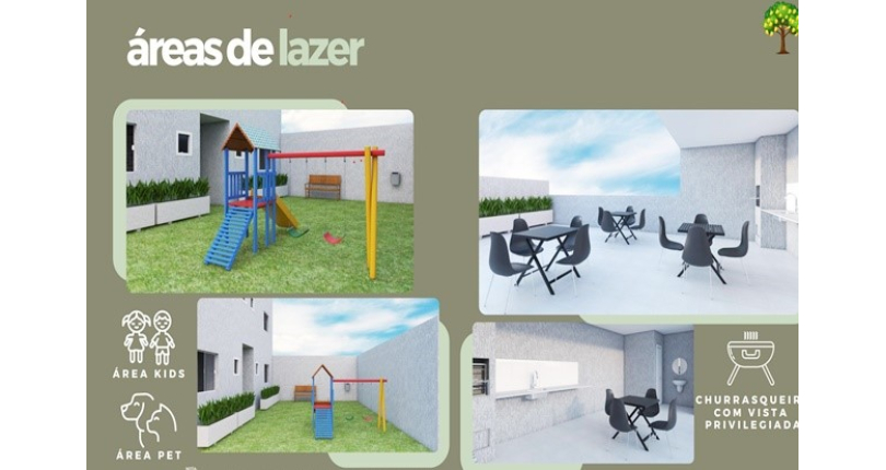 Apartamento com quintal novo à venda no Bairro da Vila Mangalot na Rua Doutor Azor Montenegro 145