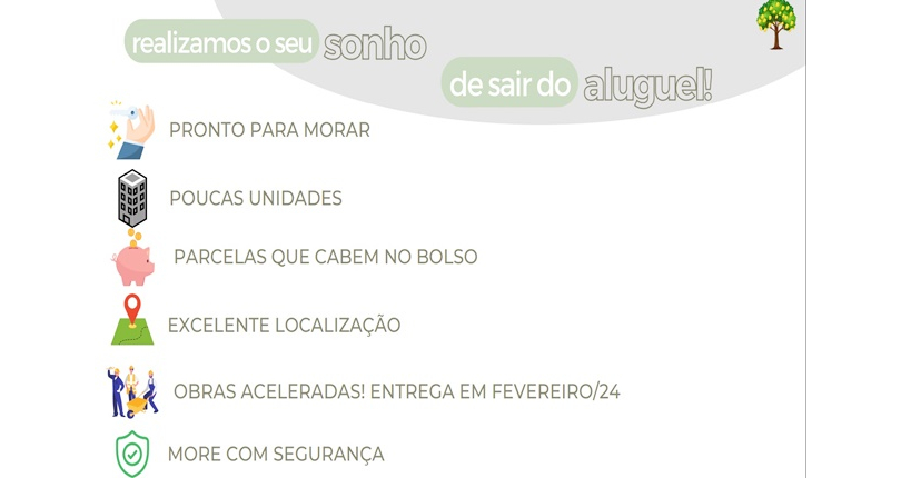 Apartamento com quintal novo à venda no Bairro da Vila Mangalot na Rua Doutor Azor Montenegro 145