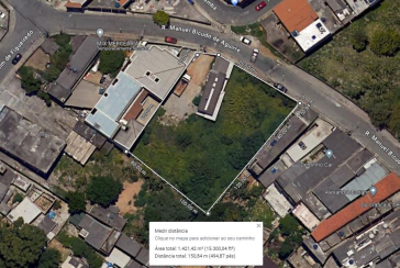 Terreno à venda no Bairro da Vila Jaguari na Rua Manuel Bicudo de Aguirre