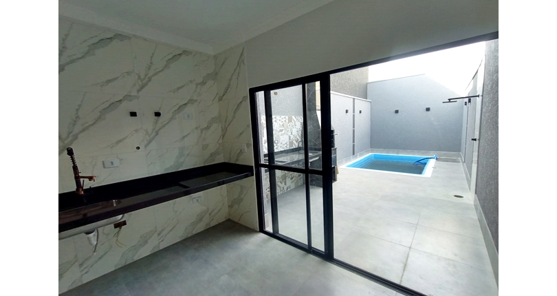 BELO Sobrado novo à venda no Bairro do Jardim Vista Linda na Rua Alto Taquari 34,