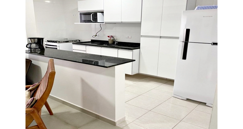 Apartamento à venda na Praia Grande no Bairro Real na Avenida Presidente Castelo Branco 16080, no Condomínio Edifício Água Marinha 