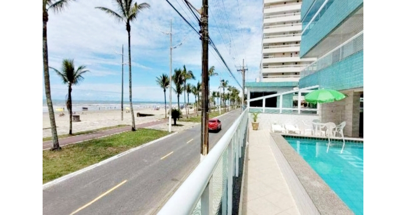 Apartamento à venda na Praia Grande no Bairro Real na Avenida Presidente Castelo Branco 16080, no Condomínio Edifício Água Marinha 