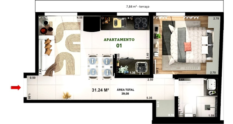 Em construção à venda Rua Professor Araújo Coelho, 597, Jardim Líbano - Imóveis à Venda