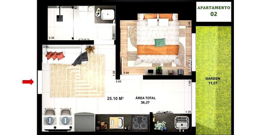 Em construção à venda Rua Professor Araújo Coelho, 597, Jardim Líbano - Imóveis à Venda