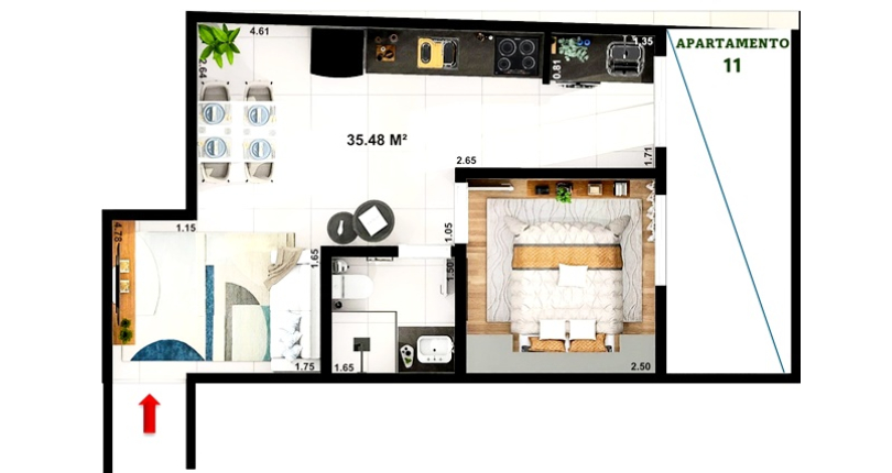 Em construção à venda Rua Professor Araújo Coelho, 597, Jardim Líbano - Imóveis à Venda