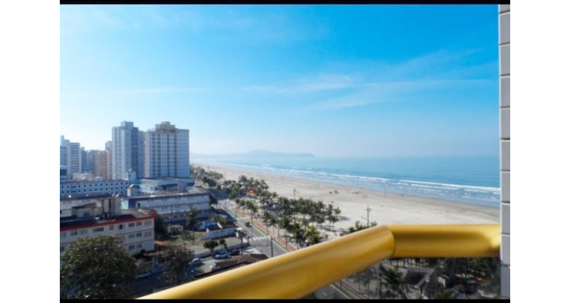 Belo Apartamento à venda na Praia Grande no Bairro Nova Mirim na Rua Primeiro de Maio 34, no Condomínio Joao Maria Orisaka