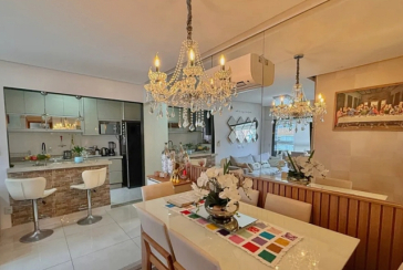 Apartamento à venda na Praia Grande no Bairro do Boqueirão na Rua Jaú 1352