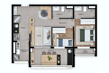 Apartamento novo à venda no Bairro da Chácara Inglesa na Rua Genésio Arruda 206,